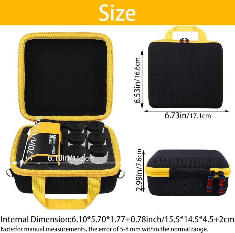 Khanka Hard Case Replacement for KODAK Memo Shot ERA Kids Instant Digital Camera and Photo Label Printer Bundle. (Black) - Image 3